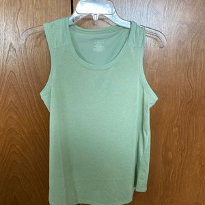 green workout tank top